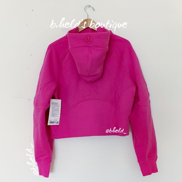 lululemon Scuba Oversized Half-Zip Hoodie in Sonic Pink Size M/L Brand New NWT - Picture 10 of 15